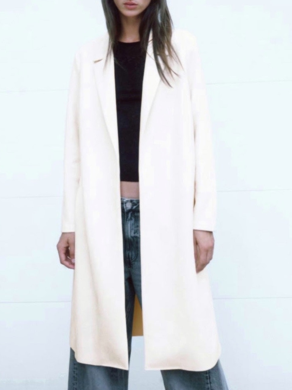 ZARA Faux Suede Coat NWT size XL